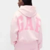 Vintagesoft Crop-Hoodie mit Logo