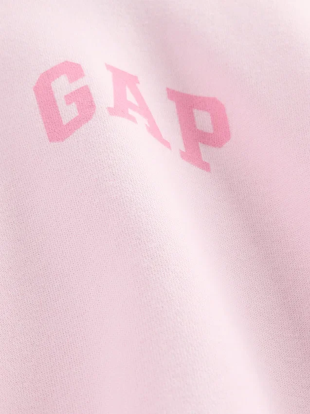 Vintagesoft Crop-Hoodie mit Logo