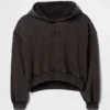 Vintagesoft Crop-Hoodie mit Logo
