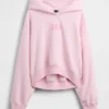 Vintagesoft Crop-Hoodie mit Logo