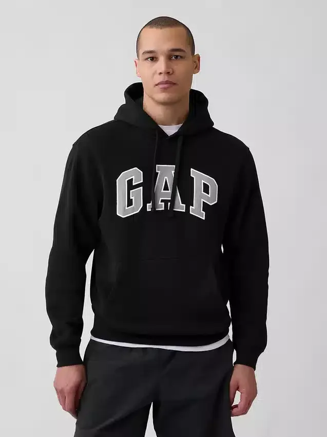 Vintagesoft-Hoodie mit Arch Logo für Erwachsene
