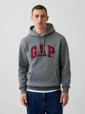 Vintagesoft-Hoodie mit Arch Logo für Erwachsene