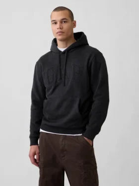 Vintagesoft-Hoodie mit Arch Logo für Erwachsene