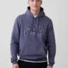 Vintagesoft-Hoodie mit Arch Logo für Erwachsene