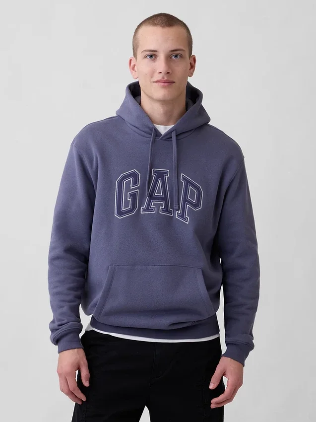 Vintagesoft-Hoodie mit Arch Logo für Erwachsene