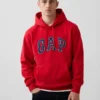 Vintagesoft-Hoodie mit Arch Logo für Erwachsene
