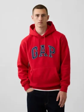 Vintagesoft-Hoodie mit Arch Logo für Erwachsene