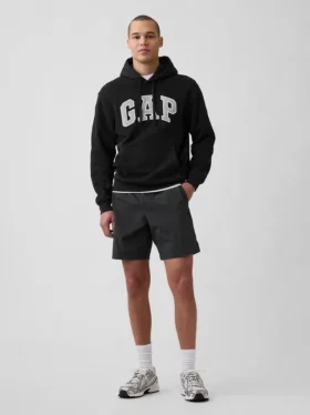 Vintagesoft-Hoodie mit Arch Logo für Erwachsene