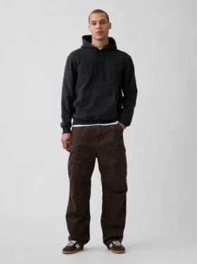 Vintagesoft-Hoodie mit Arch Logo für Erwachsene