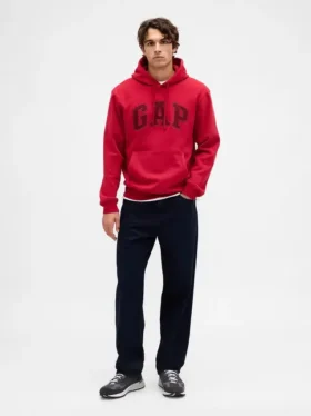 Vintagesoft-Hoodie mit Arch Logo für Erwachsene