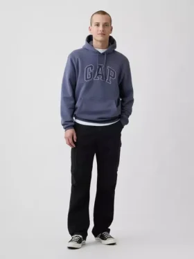 Vintagesoft-Hoodie mit Arch Logo für Erwachsene