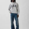 Vintagesoft-Hoodie mit Arch Logo für Erwachsene