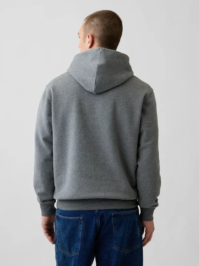 Vintagesoft-Hoodie mit Arch Logo für Erwachsene