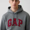 Vintagesoft-Hoodie mit Arch Logo für Erwachsene
