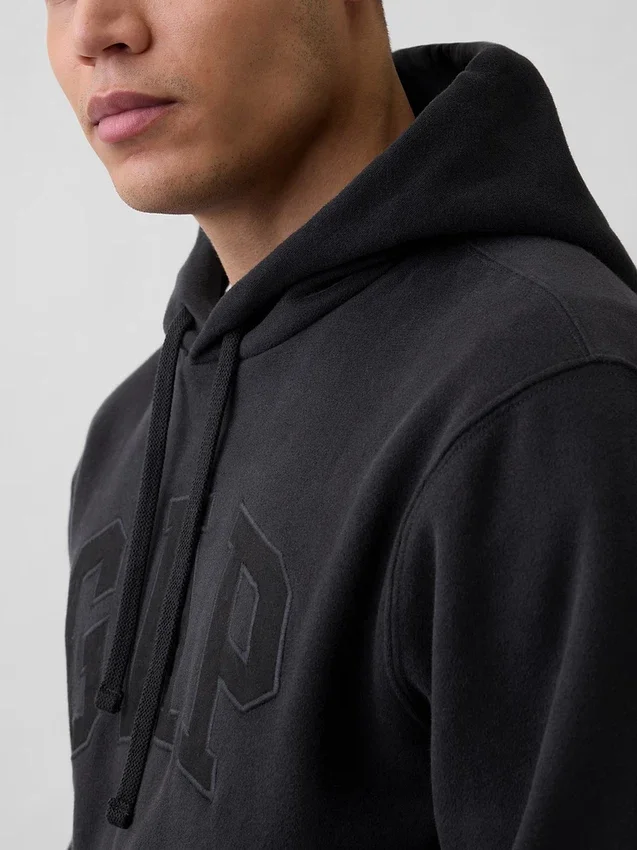 Vintagesoft-Hoodie mit Arch Logo für Erwachsene