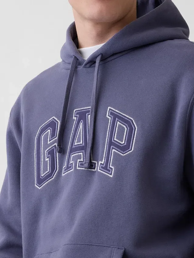 Vintagesoft-Hoodie mit Arch Logo für Erwachsene
