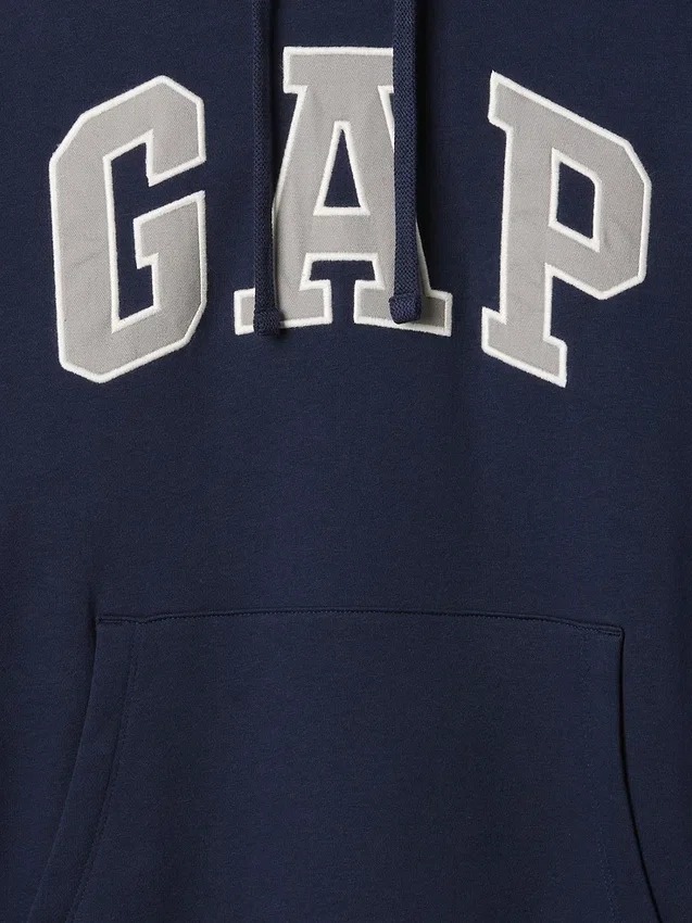 Vintagesoft-Hoodie mit Arch Logo für Erwachsene