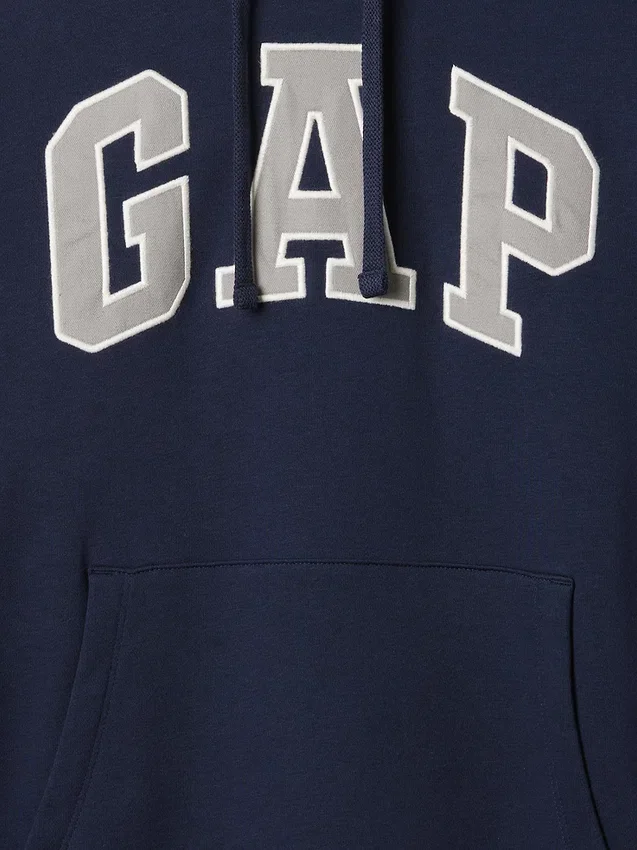 Vintagesoft-Hoodie mit Arch Logo für Erwachsene