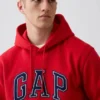 Vintagesoft-Hoodie mit Arch Logo für Erwachsene