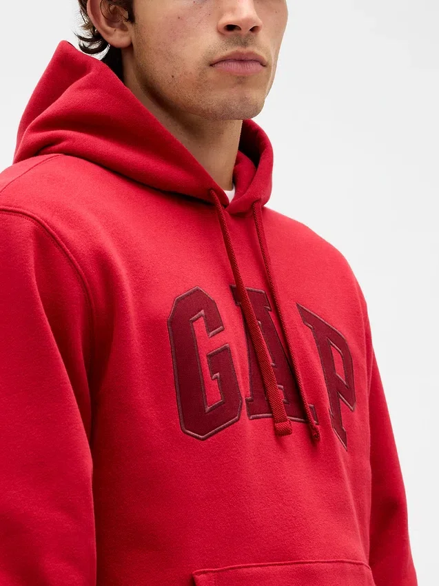 Vintagesoft-Hoodie mit Arch Logo für Erwachsene