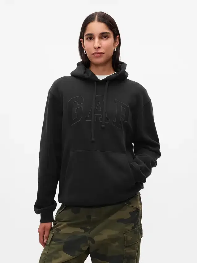 Vintagesoft-Hoodie mit Arch Logo für Erwachsene
