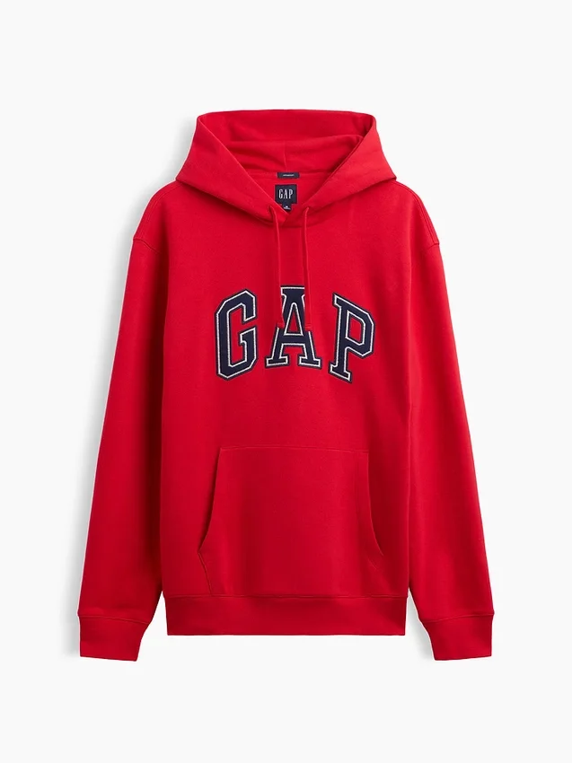 Vintagesoft-Hoodie mit Arch Logo für Erwachsene