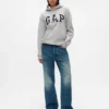 Vintagesoft-Hoodie mit Arch Logo für Erwachsene