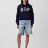 Vintagesoft-Hoodie mit Arch Logo für Erwachsene