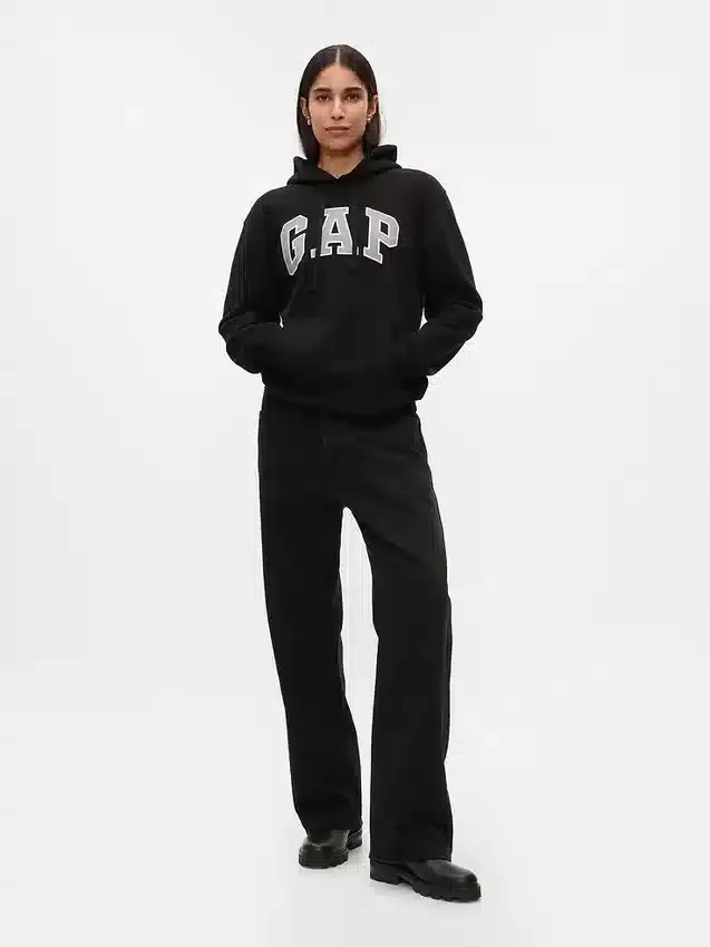 Vintagesoft-Hoodie mit Arch Logo für Erwachsene