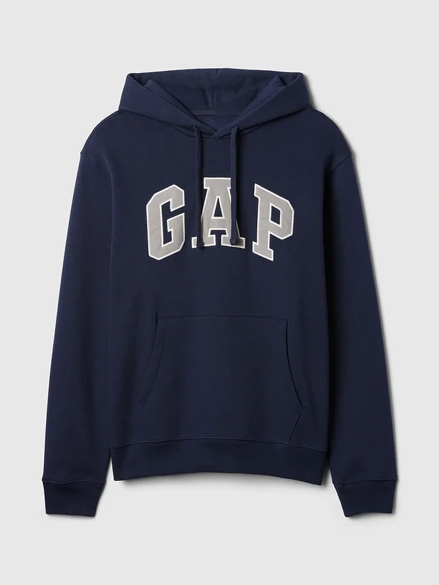 Vintagesoft-Hoodie mit Arch Logo für Erwachsene
