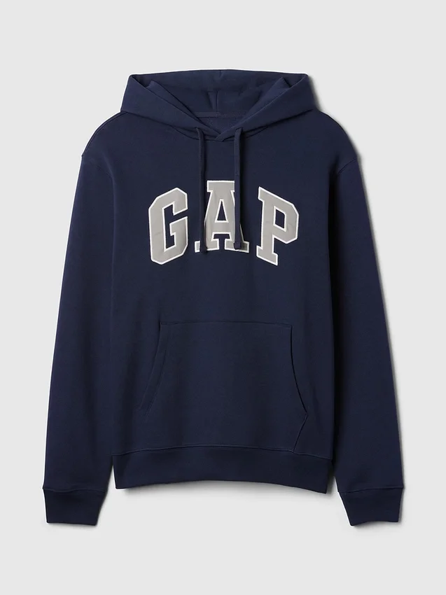 Vintagesoft-Hoodie mit Arch Logo für Erwachsene