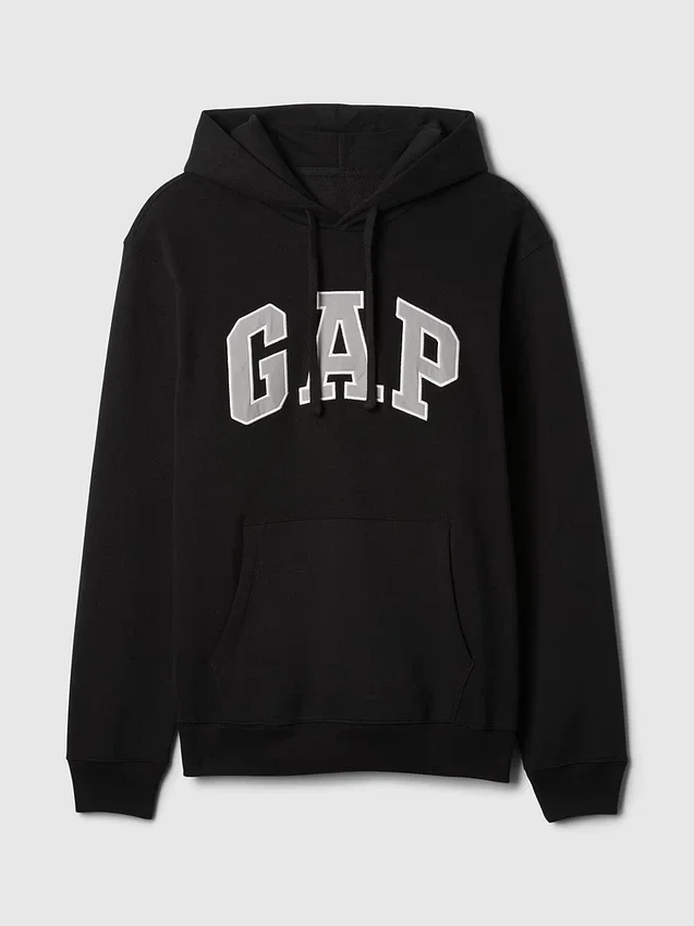 Vintagesoft-Hoodie mit Arch Logo für Erwachsene