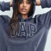 Vintagesoft-Hoodie mit Arch Logo für Erwachsene
