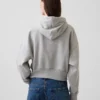Vintagesoft-Hoodie mit Keilkragen und Reißverschluss