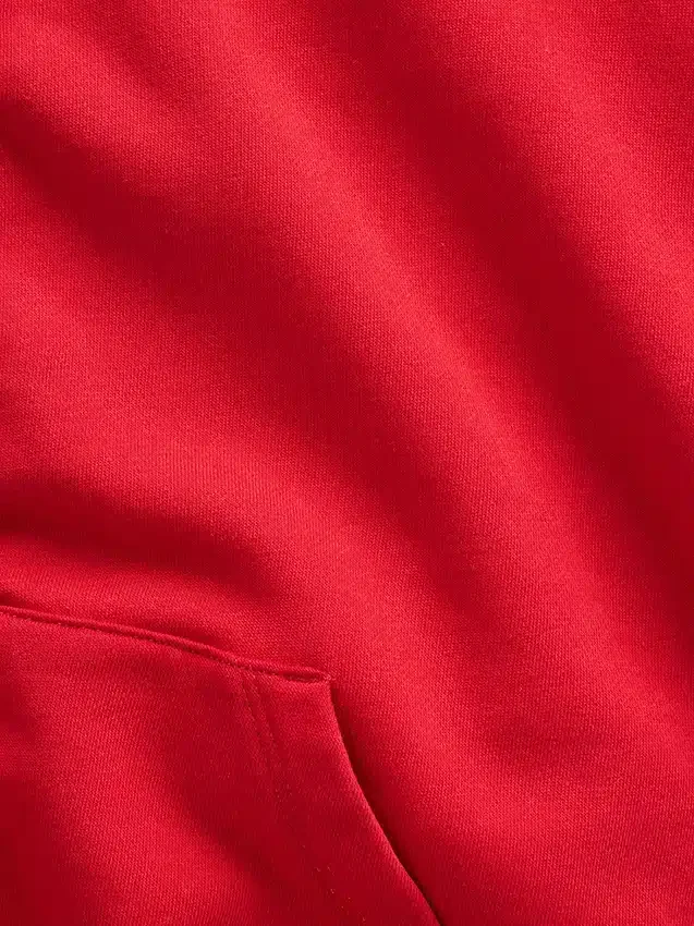 Vintagesoft-Hoodie mit Keilkragen und Reißverschluss