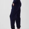 Vintagesoft-Jogginghose mit hoher Leibhöhe und lockerem Schnitt