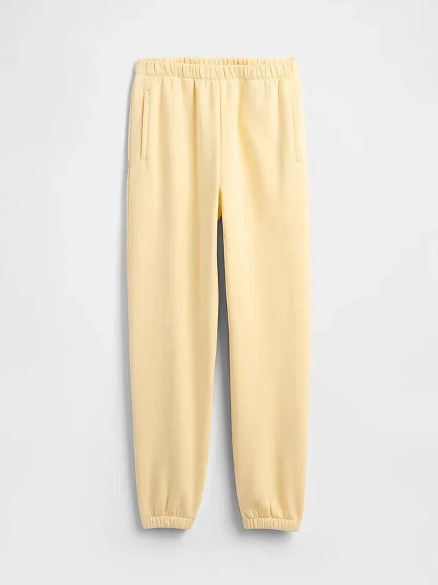 Vintagesoft-Jogginghose mit hoher Leibhöhe und lockerem Schnitt