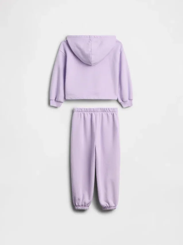 Vintagesoft-Kapuzenpulli-Set für Baby & Kleinkind