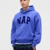 Vintagesoft-Kapuzenpullover für Erwachsene mit Nap-Logo