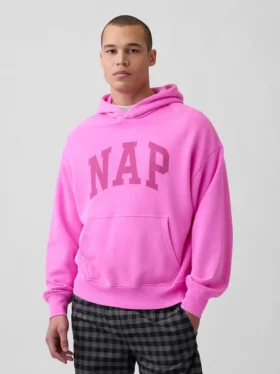 Vintagesoft-Kapuzenpullover für Erwachsene mit Nap-Logo