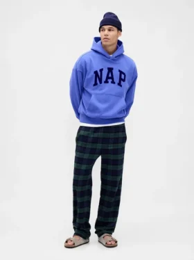 Vintagesoft-Kapuzenpullover für Erwachsene mit Nap-Logo