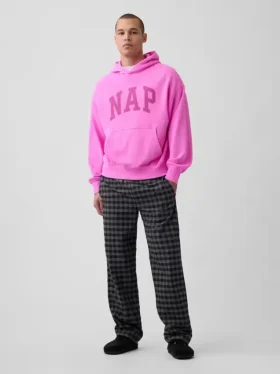 Vintagesoft-Kapuzenpullover für Erwachsene mit Nap-Logo