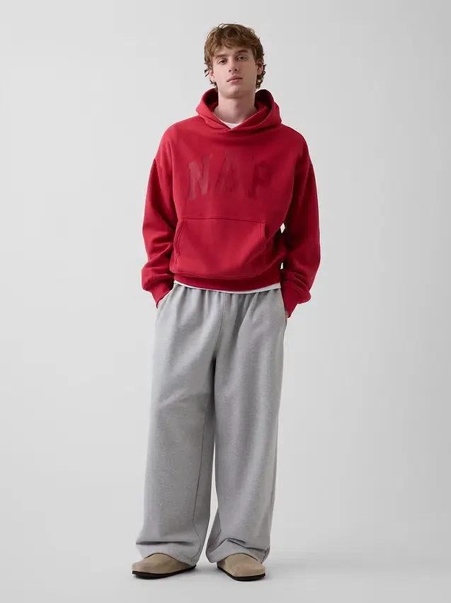 Vintagesoft-Kapuzenpullover für Erwachsene mit Nap-Logo