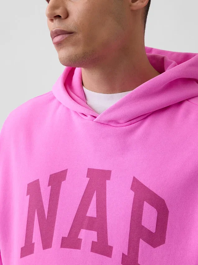 Vintagesoft-Kapuzenpullover für Erwachsene mit Nap-Logo