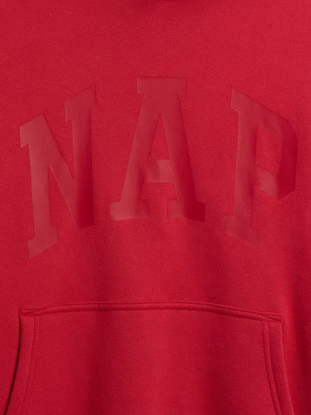 Vintagesoft-Kapuzenpullover für Erwachsene mit Nap-Logo