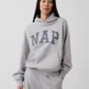 Vintagesoft-Kapuzenpullover für Erwachsene mit Nap-Logo
