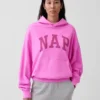 Vintagesoft-Kapuzenpullover für Erwachsene mit Nap-Logo