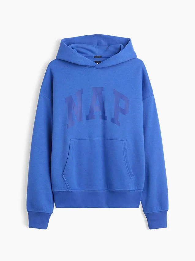 Vintagesoft-Kapuzenpullover für Erwachsene mit Nap-Logo