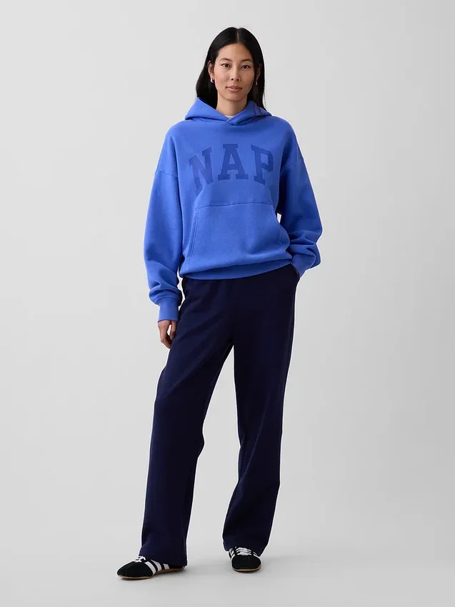 Vintagesoft-Kapuzenpullover für Erwachsene mit Nap-Logo