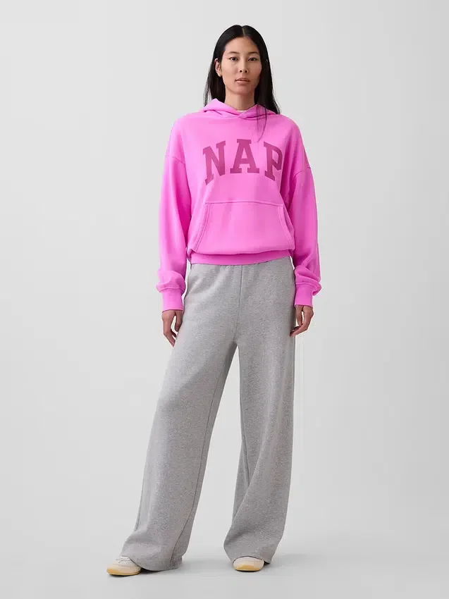 Vintagesoft-Kapuzenpullover für Erwachsene mit Nap-Logo